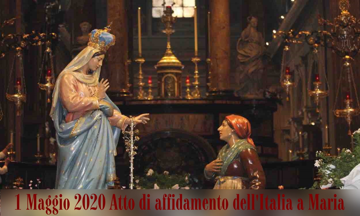 Covid 19 L Affidamento Dell Italia Alla Vergine Maria Diocesi Di Lucera Troia