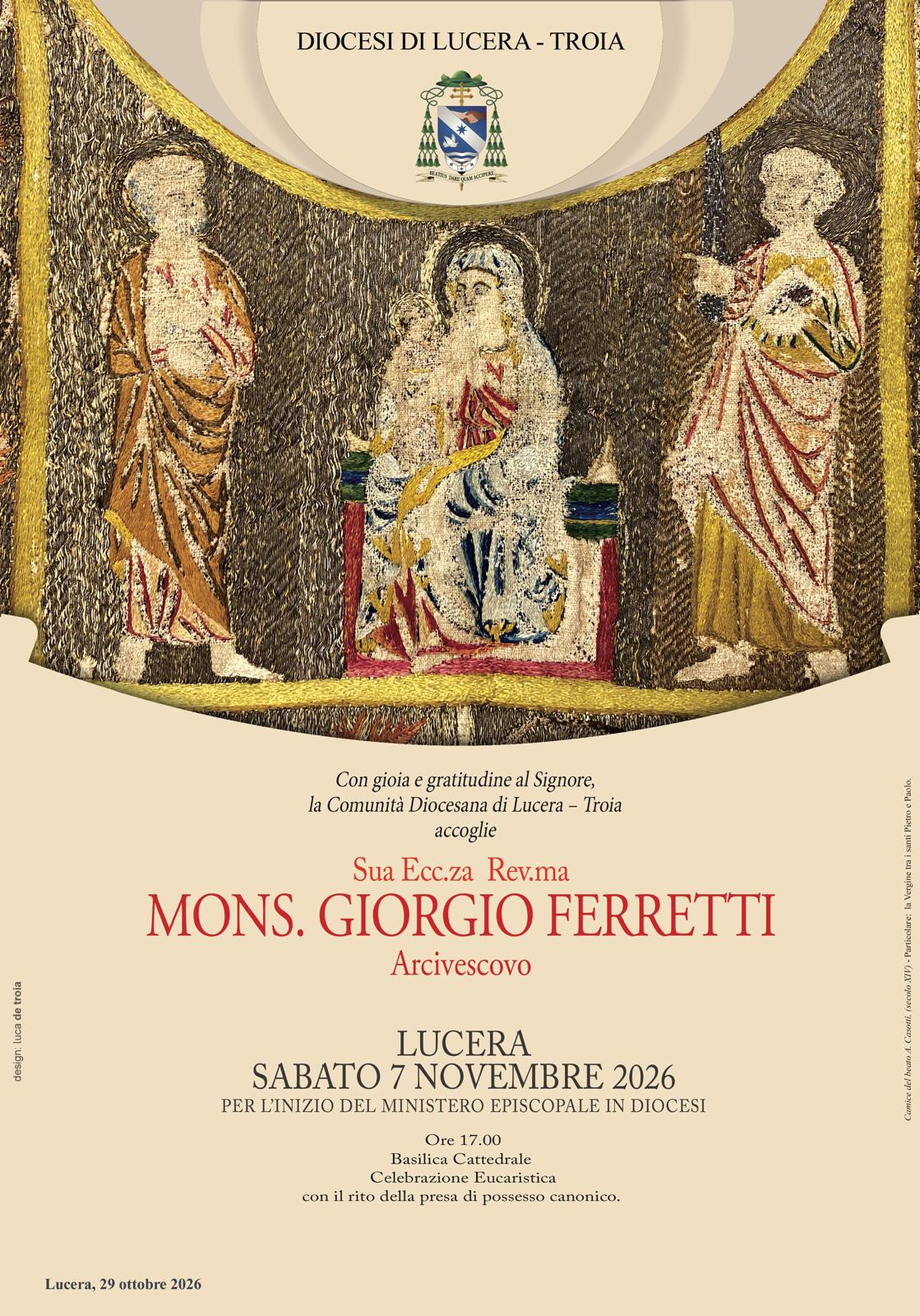 Inizio del ministero episcopale di Mons. Giorgio Ferretti